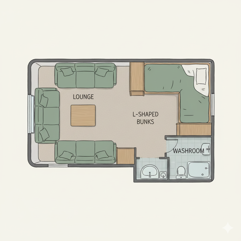L-Bunks floorplan
